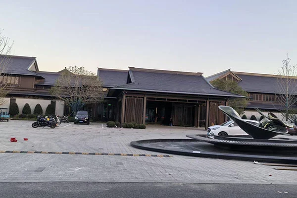 Projekt basenu w hotelu Blueway: Runquan Kaiyuan Mingting (oddział w mieście Longwu Tea)